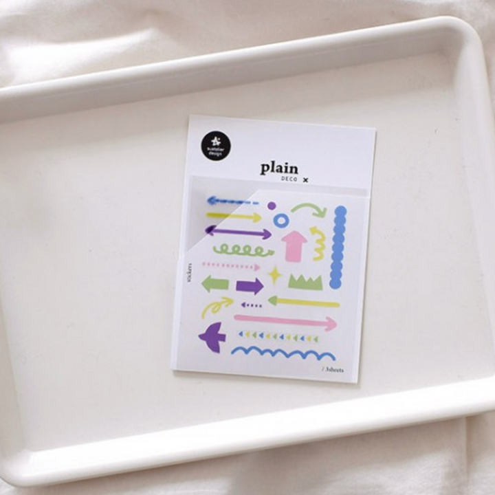 Suatelier Plain Deco Sticker in Plain.73 — Suatelier decorative sticker — for journaling, planners and scrapbooking, at Cityluxe Singapore