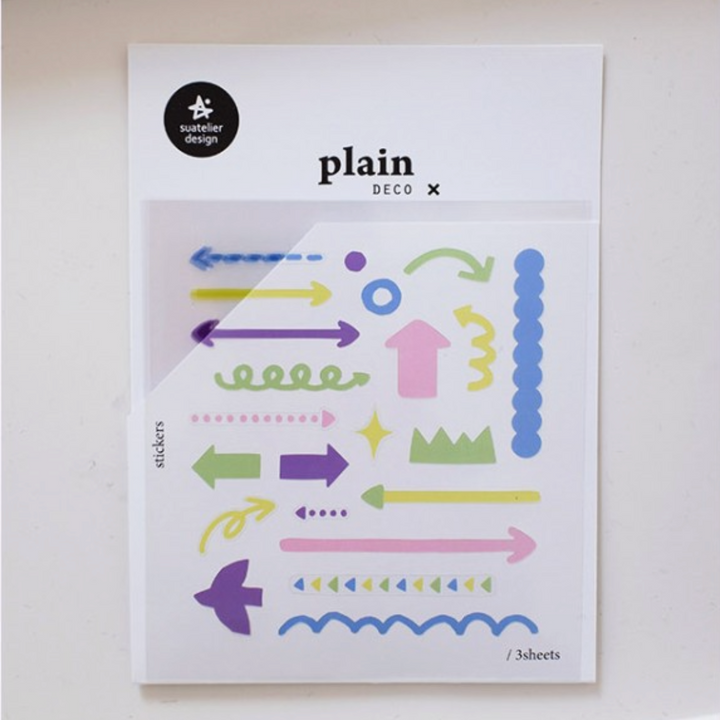 Suatelier Plain Deco Sticker in Plain.73 — Suatelier decorative sticker — for journaling, planners and scrapbooking, at Cityluxe Singapore