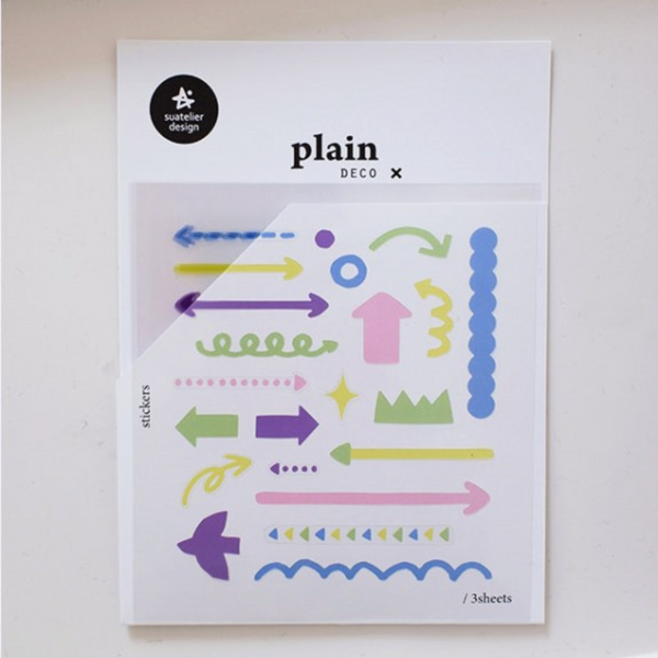 画像をギャラリービューアに読み込む, Suatelier Plain Deco Stickers - Plain.73
