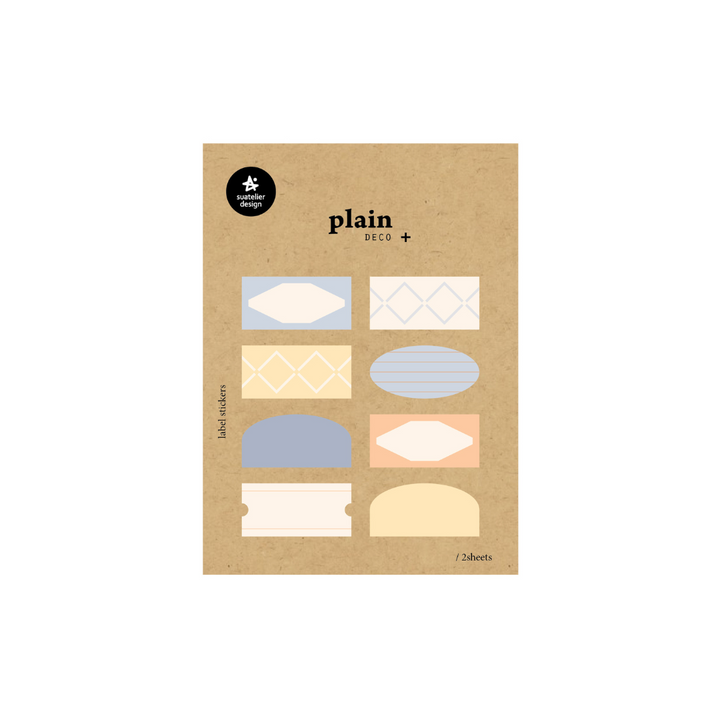 Suatelier Plain Deco Sticker - Plain.74 — front view