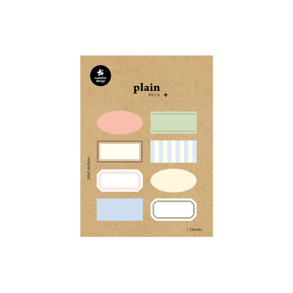 Suatelier Plain Deco Sticker in Plain.75 — Suatelier decorative sticker — for journaling, planners and scrapbooking, at Cityluxe Singapore