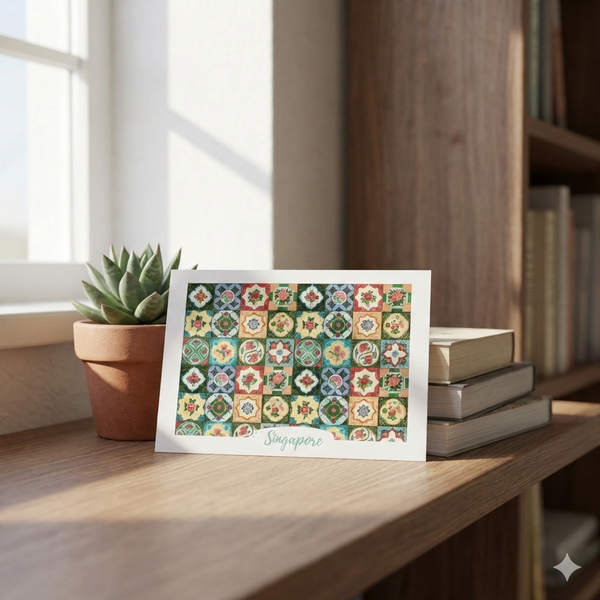 Load image into Gallery viewer, Postcard - Tiles 1
