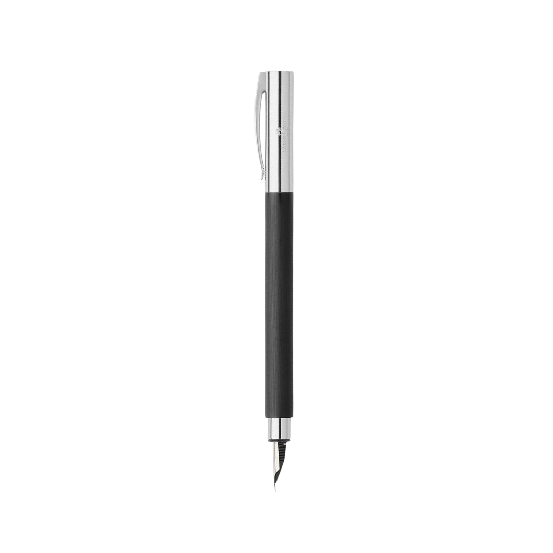 Faber-Castell Ambition Fountain Pen Resin Black (FPD 2024) — Faber-Castell fountain pen — precision nib writing instrument, at Cityluxe Singapore stationery store