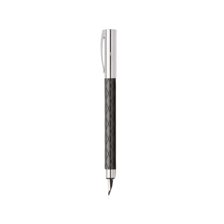 Faber-Castell Ambition Fountain Pen Rhombus Black (FPD 2024) — Faber-Castell fountain pen — precision nib writing instrument, at Cityluxe Singapore stationery store