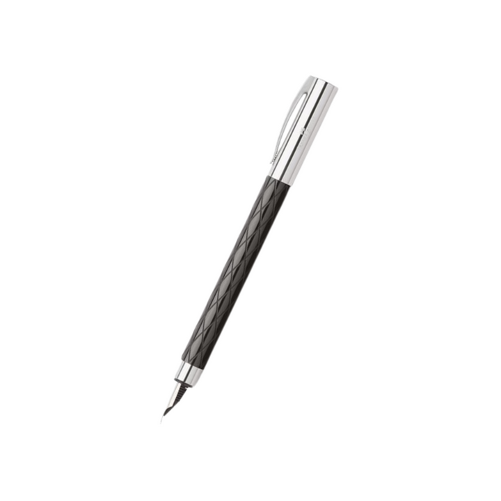 Faber-Castell Ambition Fountain Pen Rhombus Black (FPD 2024) — Faber-Castell fountain pen — precision nib writing instrument, at Cityluxe Singapore stationery store