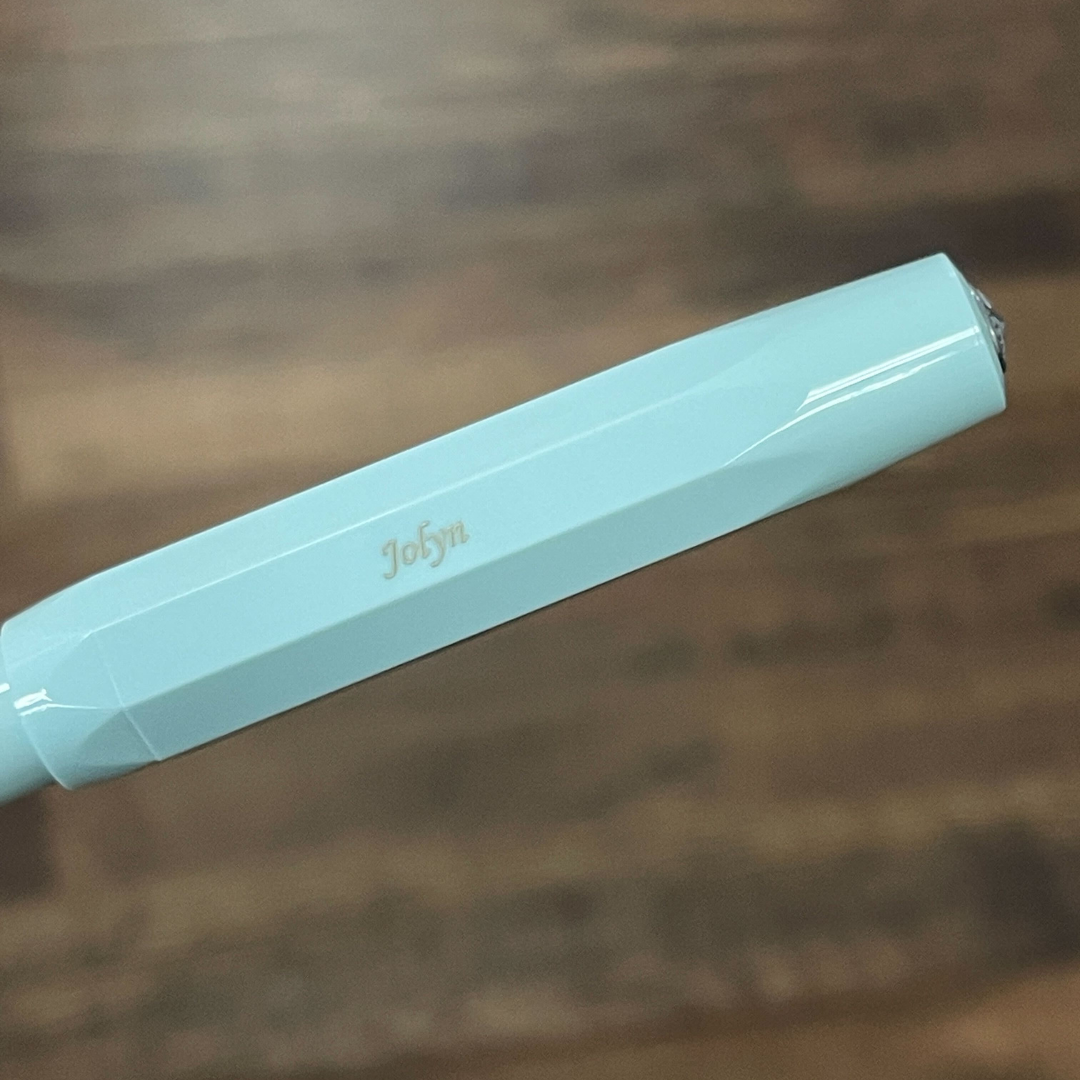 Kaweco Skyline Sport Gel Rollerball Pen in Mint — Kaweco rollerball pen — fluid gel ink writing instrument, at Cityluxe Singapore