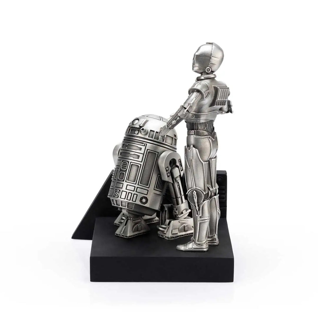 Royal Selangor Starwars Figurine - C-3PO and R2-D2 Endor