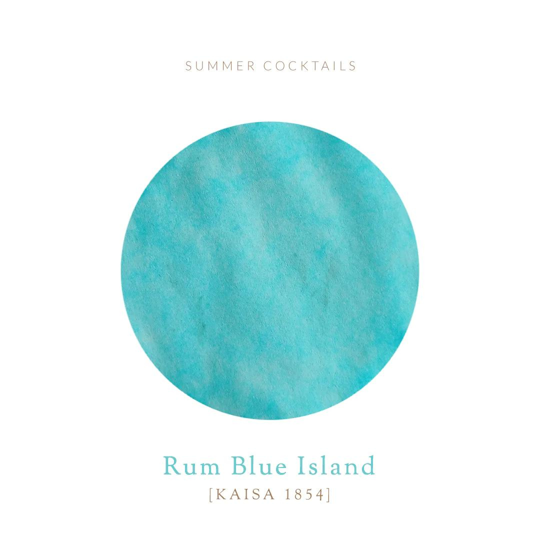 Vinta Inks Summer Cocktails 30ml Bottled Ink - Rum Blue Island [Kaisa 1854]