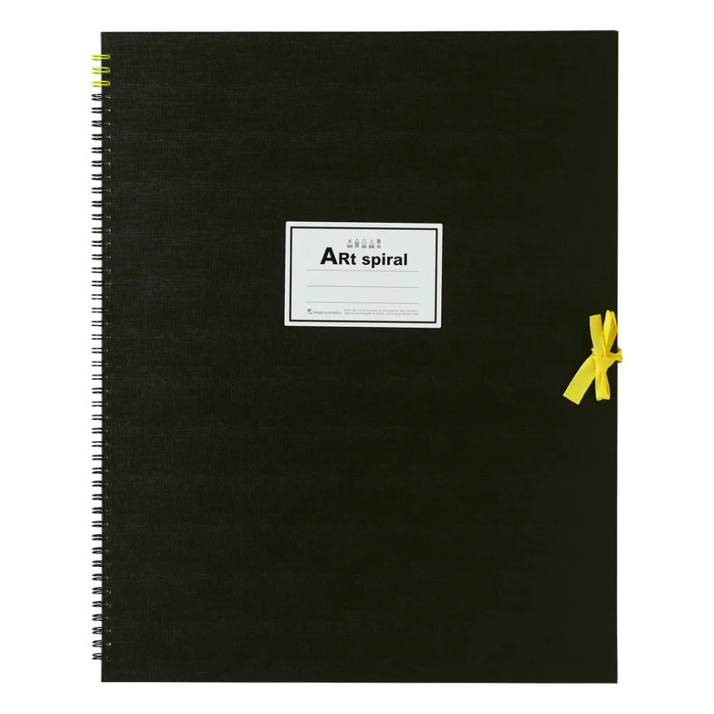 Maruman F6 Sketchbook Art Spiral - Black