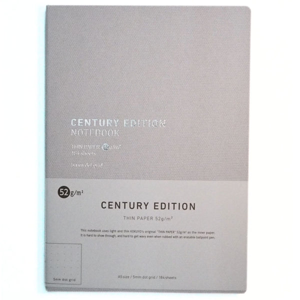 KOKUYO Thin Paper Notebook (A5) Century Edition - Dot Grid — front cover