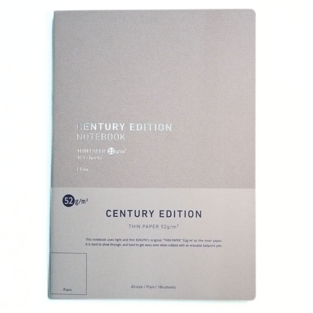KOKUYO Thin Paper Notebook (A5) Century Edition - Plain