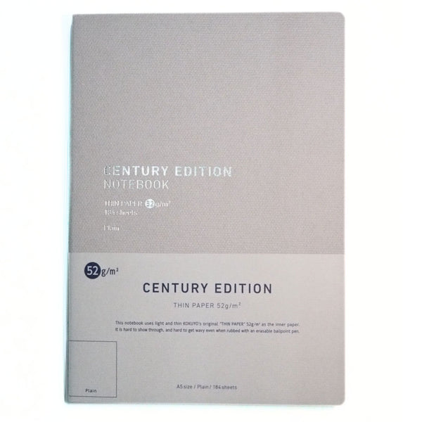画像をギャラリービューアに読み込む, KOKUYO Thin Paper Notebook (A5) Century Edition - Plain
