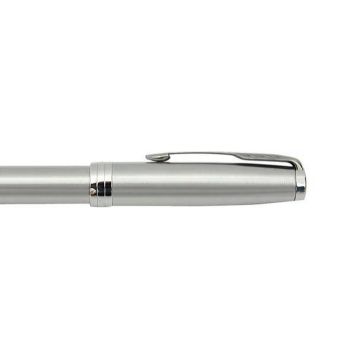 Parker Sonnet Stainless Steel CT Fountain Pen — Parker fountain pen — precision nib writing instrument, at Cityluxe Singapore stationery store