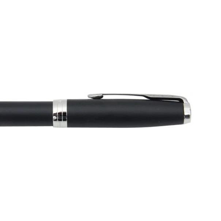 Parker Sonnet Matte Black CT Rollerball Pen — Parker rollerball pen — fluid gel ink writing instrument, at Cityluxe Singapore