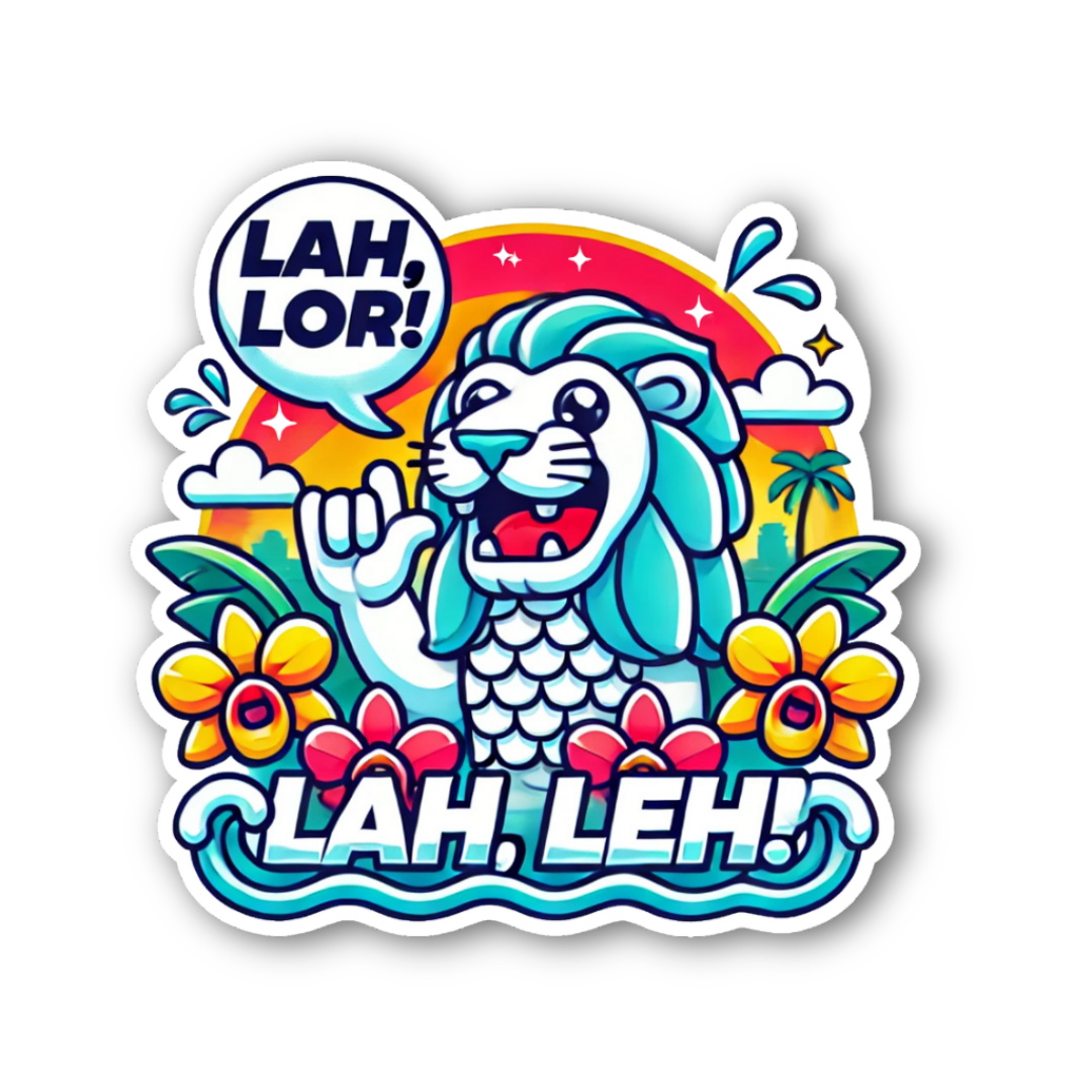 Sticker in Lah Lor — WhereTo decorative sticker — for journaling, planners and scrapbooking, at Cityluxe Singapore