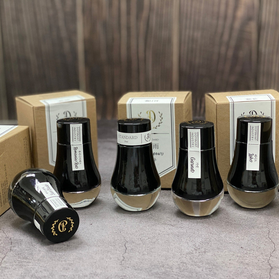 Dominant Industry Standard 25ml Ink Bottle Evening 117 — Dominant Industry fountain pen ink — premium bottled ink for writing, at Cityluxe Singapore