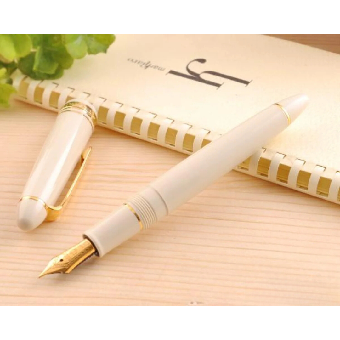 Sailor 1911S 14k Nib Fountain Pen in Ivory with Gold Accent [Pre-Order] — Sailor fountain pen — precision nib writing instrument, at Cityluxe Singapore stationery store