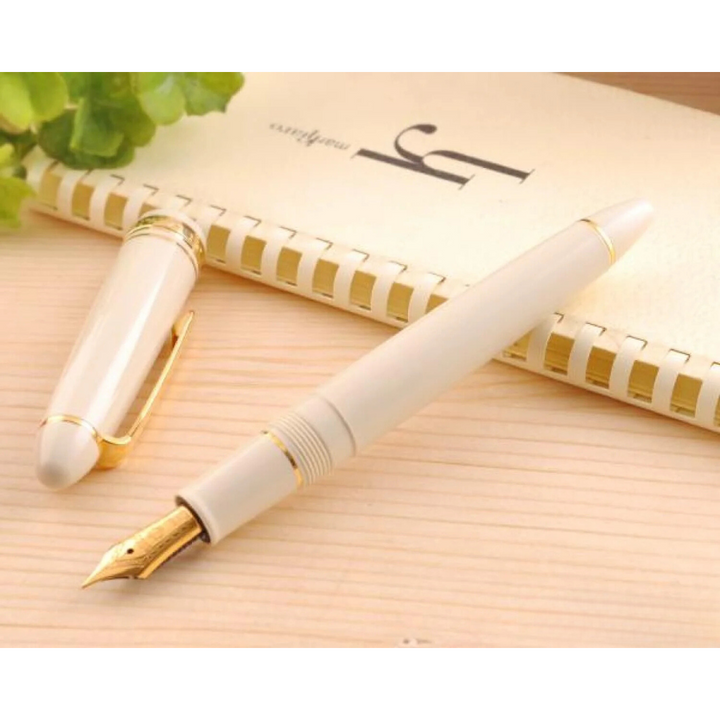 Sailor 1911S 14k Nib Fountain Pen in Ivory with Gold Accent [Pre-Order] — Sailor fountain pen — precision nib writing instrument, at Cityluxe Singapore stationery store
