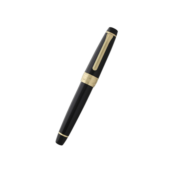 이미지를 갤러리 뷰어에 로드 , Sailor King of Pens Professional Gear 21k Nib Fountain Pen - Black with Gold Accent [Pre-Order]
