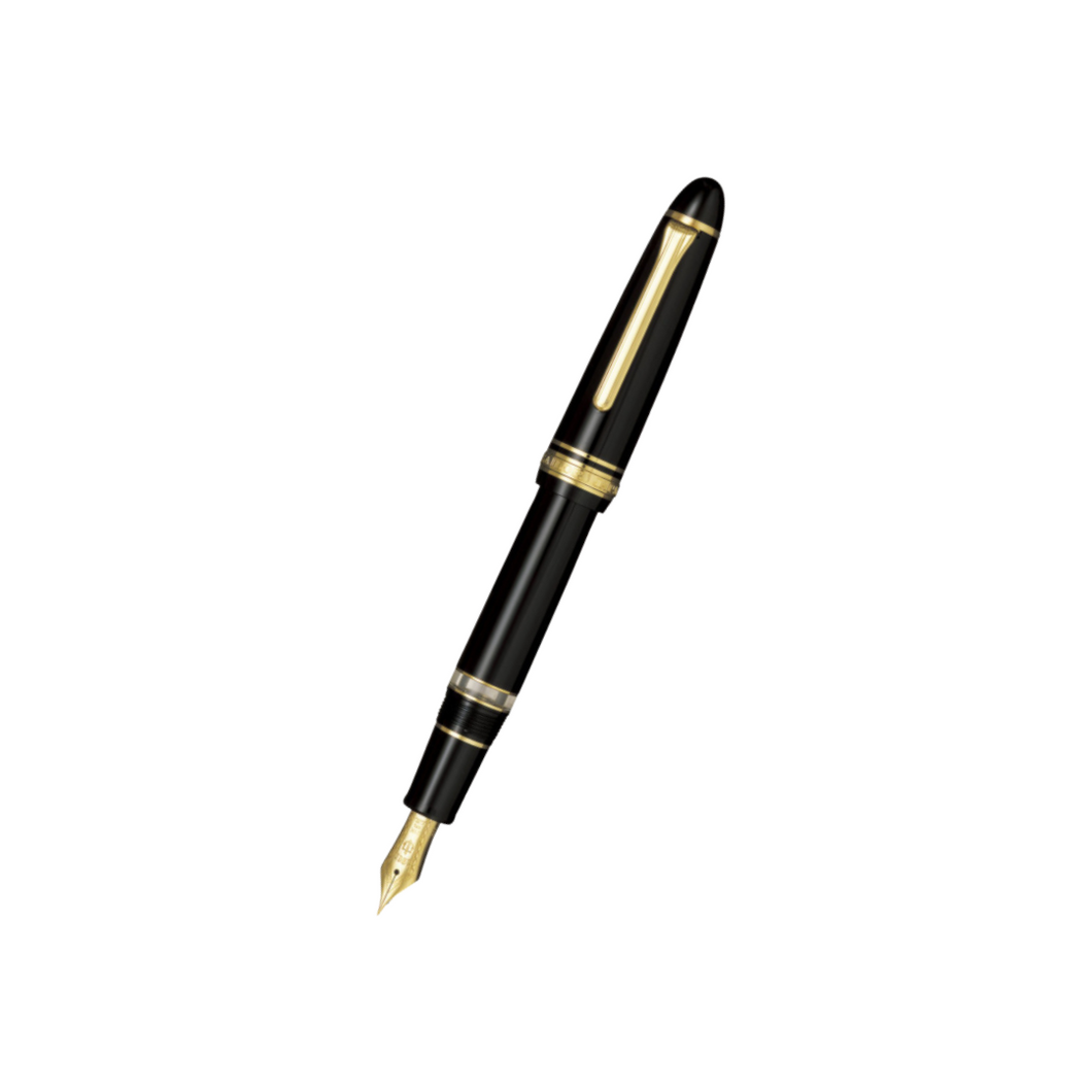 Sailor 1911L 21k Nib Fountain Pen - Realo Black with Gold Accent [Pre-Order]