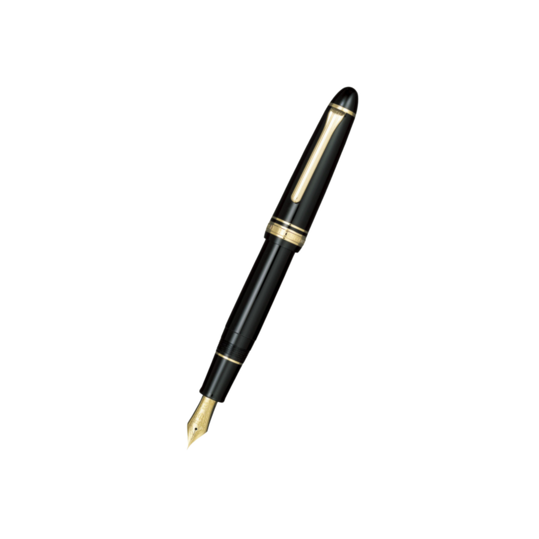 Sailor 1911L 21k Nib Fountain Pen - Black with Gold Accent [Pre-Order]