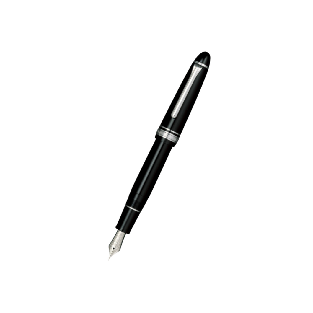 Sailor 1911L 21k Nib Fountain Pen -  Black with Rhodium Accent [Pre-Order]