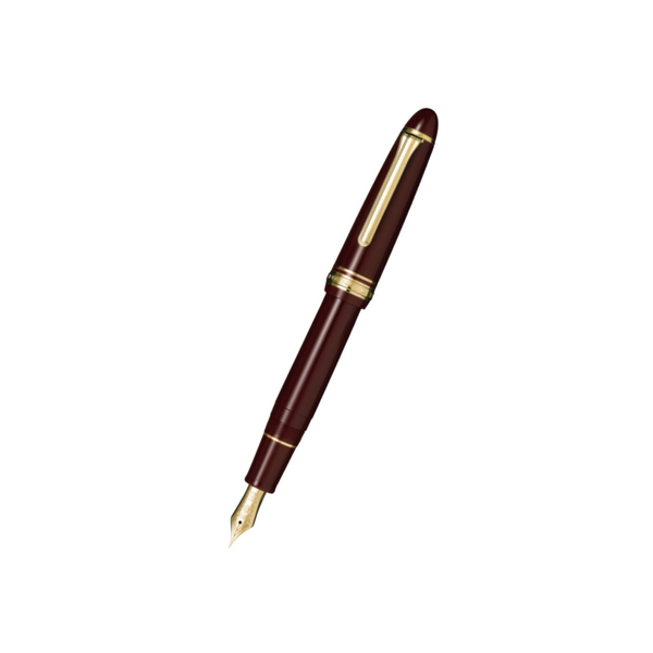 이미지를 갤러리 뷰어에 로드 , Sailor 1911L 21k Nib Fountain Pen - Maroon with Gold Accent [Pre-Order]
