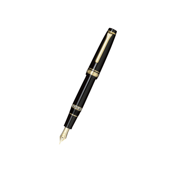 Load image into Gallery viewer, Sailor Professional Gear 21k Nib Fountain Pen - Realo Black with Gold Accent [Pre-Order]
