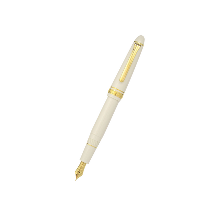 Sailor 1911S 14k Nib Fountain Pen in Ivory with Gold Accent [Pre-Order] — Sailor fountain pen — precision nib writing instrument, at Cityluxe Singapore stationery store