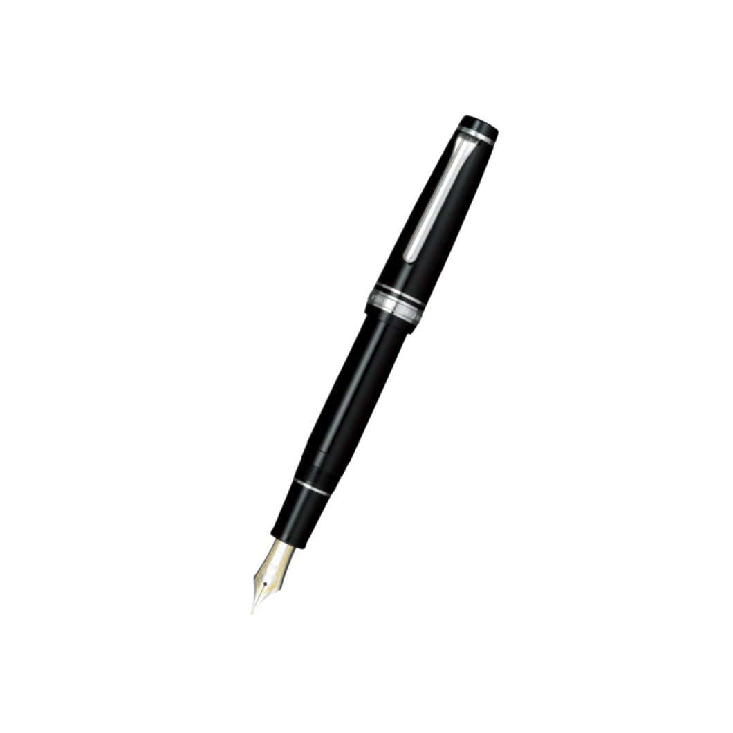 Sailor Professional Gear 21k Nib Fountain Pen - Black with Rhodium Accent [Pre-Order]