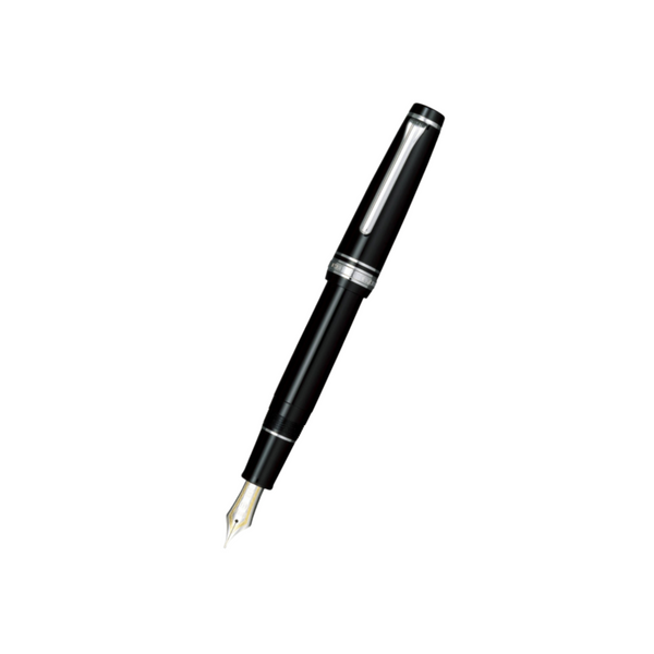이미지를 갤러리 뷰어에 로드 , Sailor Professional Gear 21k Nib Fountain Pen - Black with Rhodium Accent [Pre-Order]
