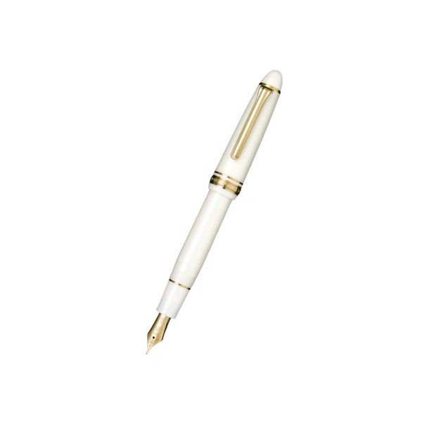 Load image into Gallery viewer, Sailor 1911L 21k Nib Fountain Pen - White with Gold Accent [Pre-Order]
