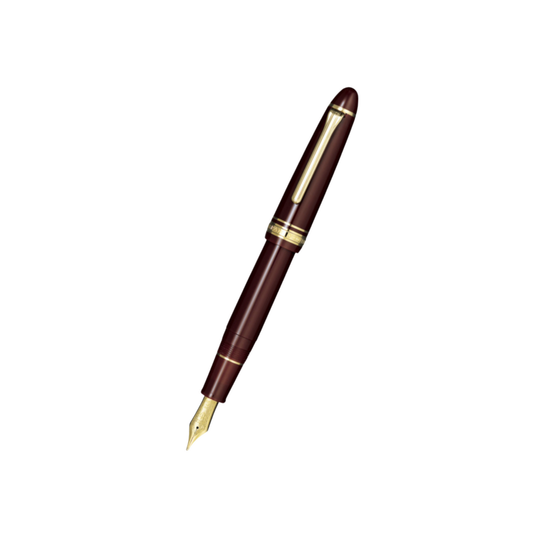 Sailor 1911L 21k Nib Fountain Pen - Lefty Maroon with Gold Accent [Pre-Order]