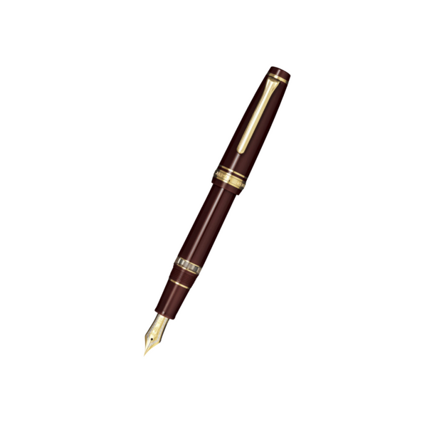 Load image into Gallery viewer, Sailor Professional Gear 21k Nib Fountain Pen - Realo Maroon with Gold Accent [Pre-Order]
