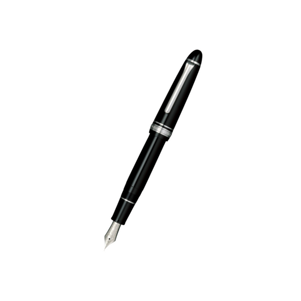 Load image into Gallery viewer, Sailor 1911L 21k Nib Fountain Pen -  Black with Rhodium Accent [Pre-Order]

