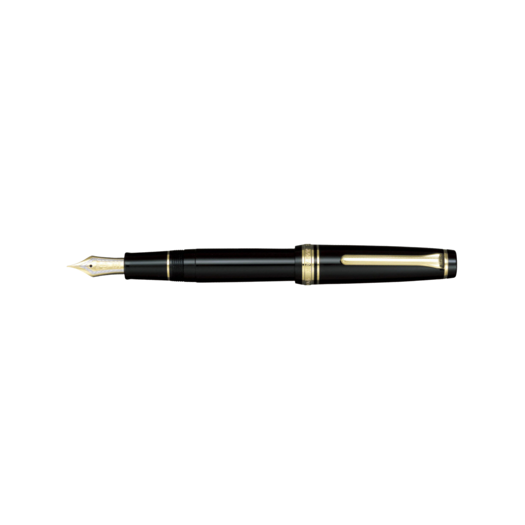 Sailor Professional Gear 21k Nib Fountain Pen - Black with Gold