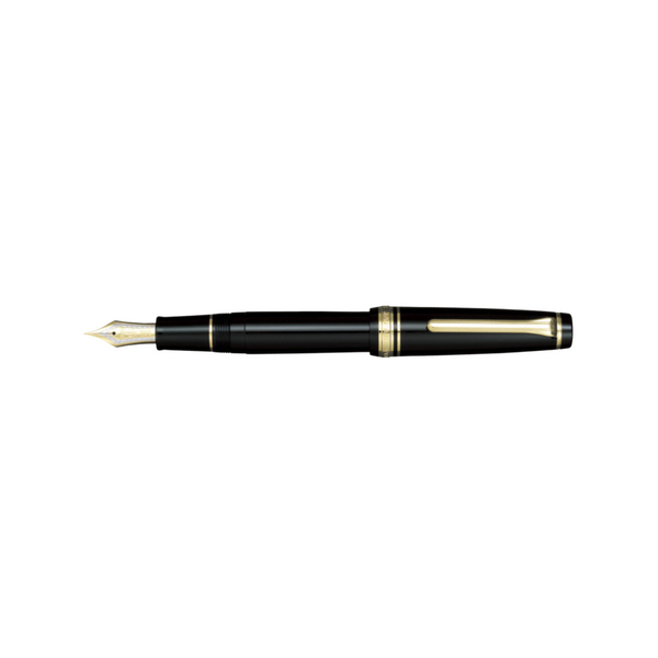 Load image into Gallery viewer, Sailor Professional Gear 21k Nib Fountain Pen - Black with Gold Accent [Pre-Order]
