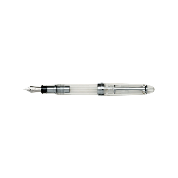 Load image into Gallery viewer, Sailor 1911L 21k Nib Fountain Pen - Transparent Demonstrator with Rhodium Accent [Pre-Order]
