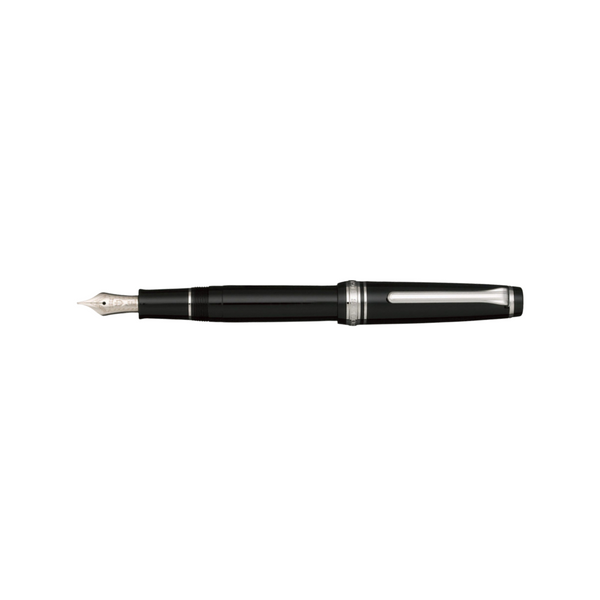 将图片加载到图库查看器，Sailor Professional Gear 14k Nib Fountain Pen - Slim Black with Rhodium Accent [Pre-Order]
