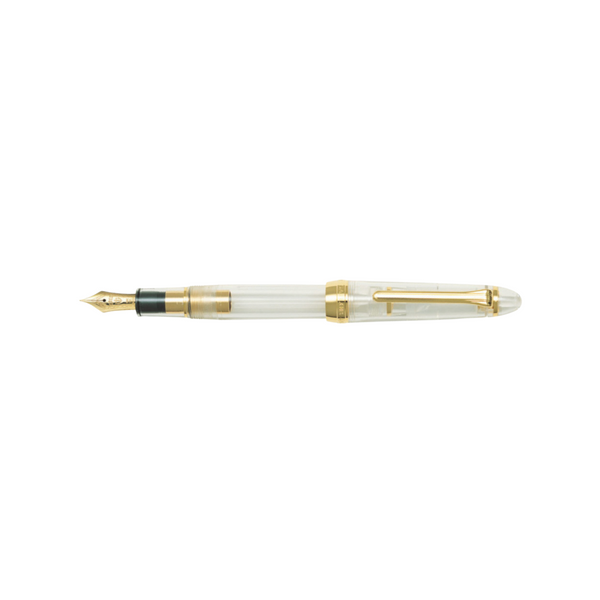 Load image into Gallery viewer, Sailor 1911S 14k Nib Fountain Pen - Transparent Demonstrator with Gold Accent [Pre-Order]
