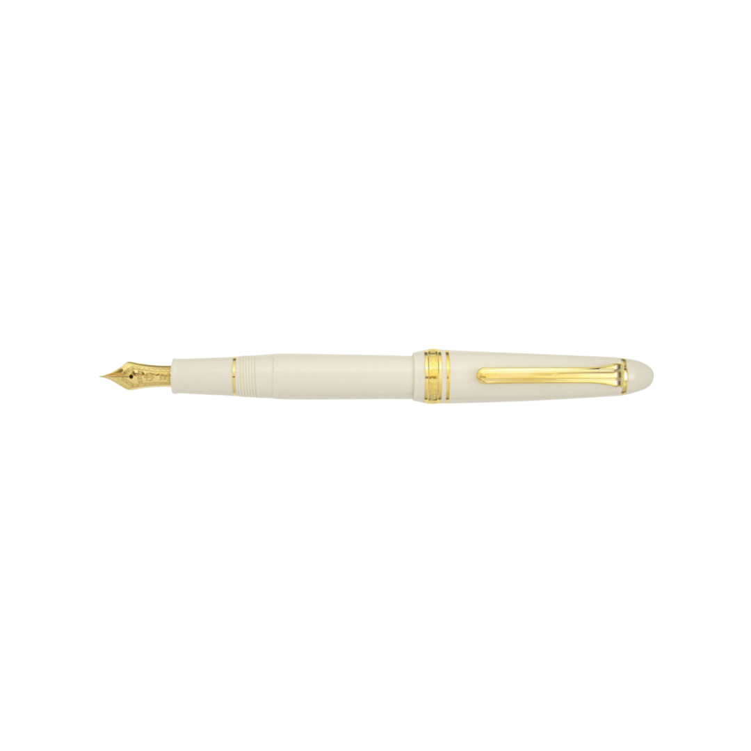 Sailor 1911S 14k Nib Fountain Pen in Ivory with Gold Accent [Pre-Order] — Sailor fountain pen — precision nib writing instrument, at Cityluxe Singapore stationery store