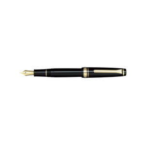 Sailor Professional Gear 14k Nib Fountain Pen - Slim Black with Gold Accent [Pre-Order]