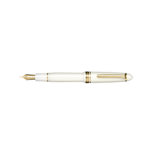 Sailor 1911L 21k Nib Fountain Pen - White with Gold Accent [Pre-Order]