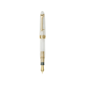 Sailor 1911L 21k Nib Fountain Pen - Transparent Demonstrator with Gold Accent [Pre-Order]