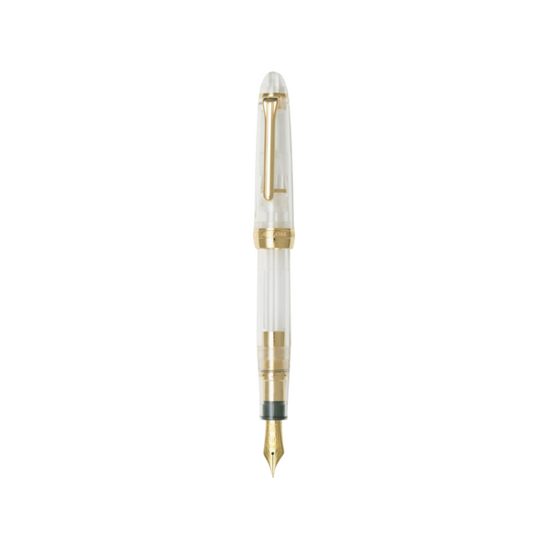 이미지를 갤러리 뷰어에 로드 , Sailor 1911L 21k Nib Fountain Pen - Transparent Demonstrator with Gold Accent [Pre-Order]
