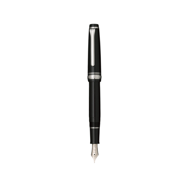 Load image into Gallery viewer, Sailor Professional Gear 14k Nib Fountain Pen - Slim Black with Rhodium Accent [Pre-Order]
