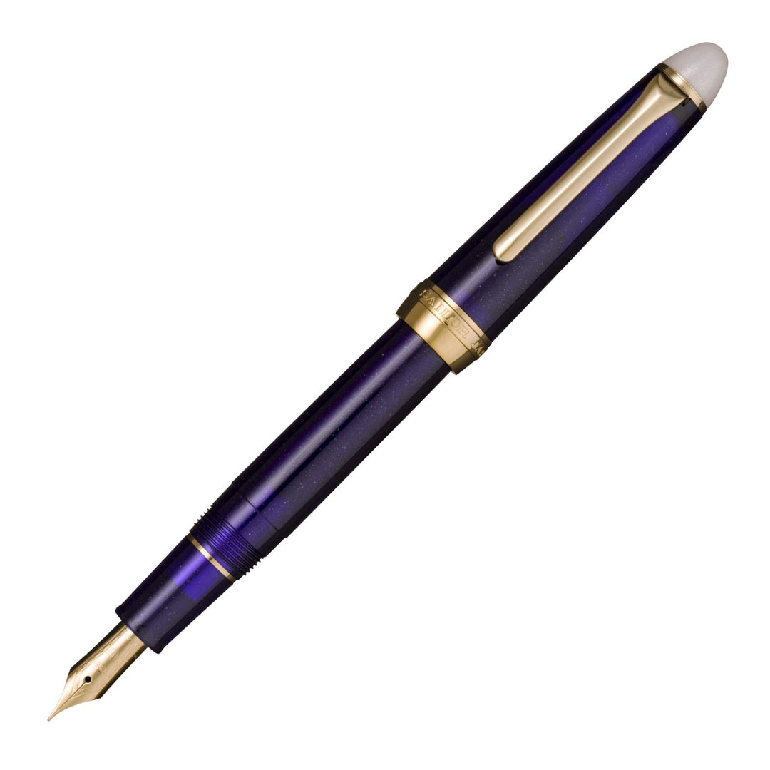 Sailor Shikiori  - TSUKUYONO MINAMO Fine Nib Fountain Pen — barrel detail