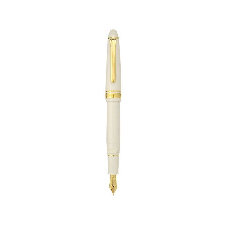 Sailor 1911S 14k Nib Fountain Pen in Ivory with Gold Accent [Pre-Order] — Sailor fountain pen — precision nib writing instrument, at Cityluxe Singapore stationery store