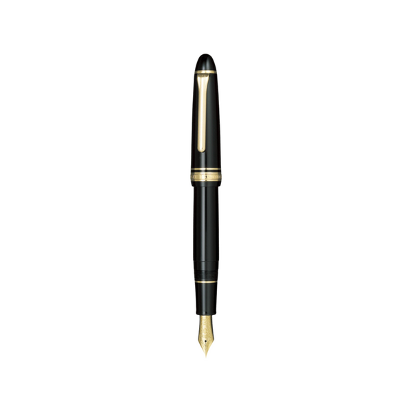 이미지를 갤러리 뷰어에 로드 , Sailor 1911L 21k Nib Fountain Pen - Lefty Black with Gold Accent [Pre-Order]
