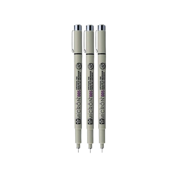 Sakura Pigma Mircon 0.2mm Black — Sakura fineliner — premium stationery and lifestyle, at Cityluxe Singapore